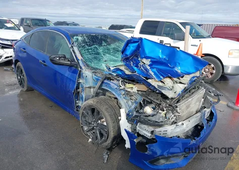 2020 Honda Civic Sport из США, поврежденный, VIN 19XFC2F88LE002570